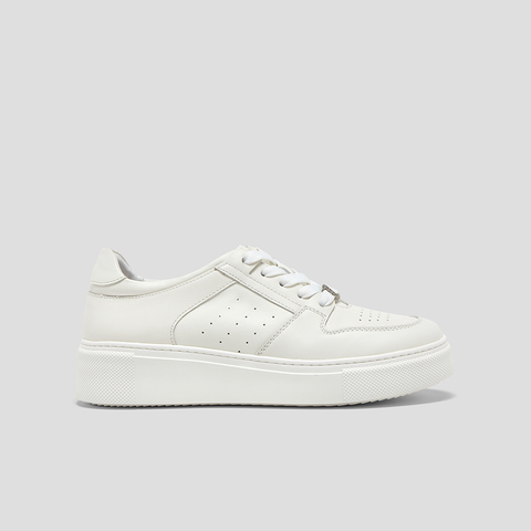 SKAP圣伽步女鞋2024秋季新款日常厚底简约系带舒适运动女款休闲鞋