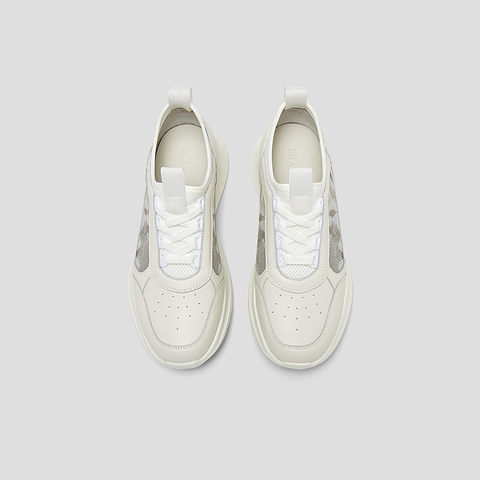 SKAP圣伽步女鞋2024秋季新款厚底撞色舒适透气女运动休闲鞋