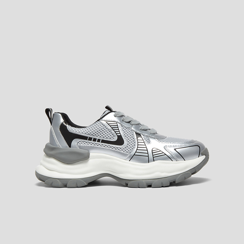 SKAP圣伽步女鞋2024秋季新款老爹户外旅游厚底系带舒适女款运动鞋