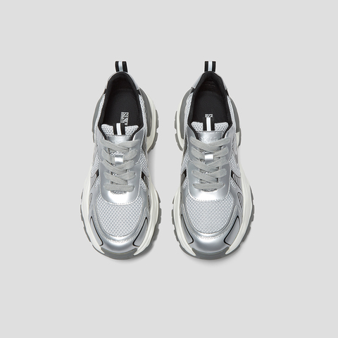 SKAP圣伽步女鞋2024秋季新款老爹户外旅游厚底系带舒适女款运动鞋