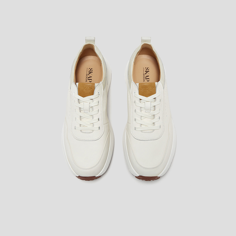 SKAP圣伽步男鞋2024秋季新款户外舒适系带厚底时尚男款休闲运动鞋