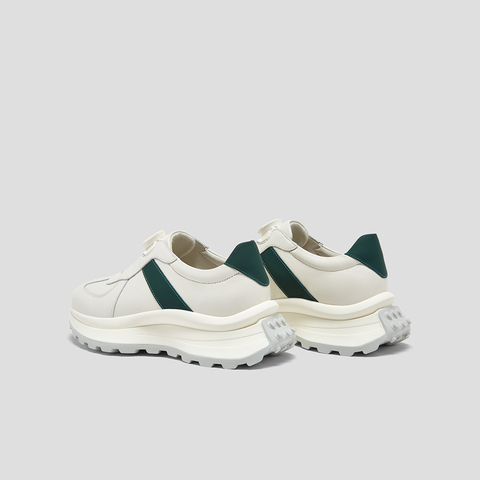 SKAP圣伽步女鞋2024秋季新款厚底撞色旋转扣舒适深口女老爹鞋