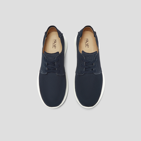 SKAP圣伽步男鞋2024秋季新款运动厚底松紧带轻质日常男款休闲鞋