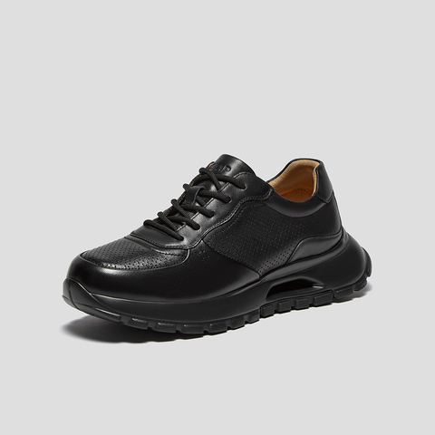 SKAP圣伽步男鞋2024秋季新款户外厚底系带舒适旅游男款休闲运动鞋