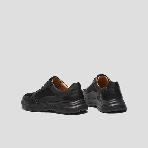 SKAP圣伽步男鞋2024秋季新款运动增高轻便厚底潮流软面男士休闲鞋