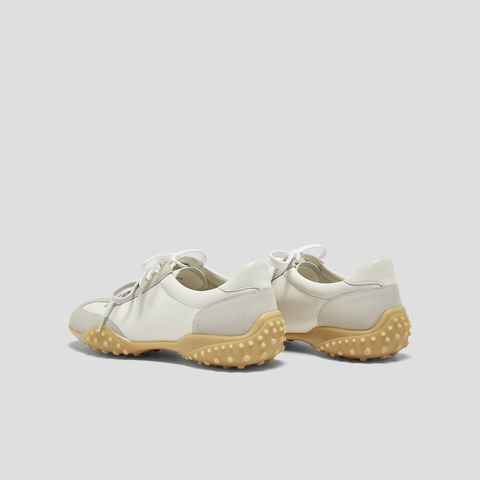 SKAP圣伽步女鞋2024秋季新款户外舒适双鞋带拼色女款运动休闲鞋