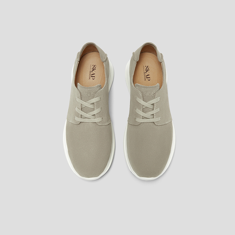 SKAP圣伽步男鞋2024秋季新款运动厚底松紧带轻质日常男款休闲鞋