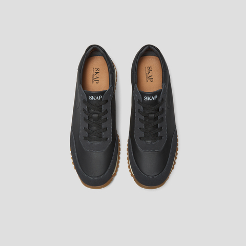 SKAP圣伽步男鞋2024秋季新款轻便时尚软底舒适系带运动男士休闲鞋