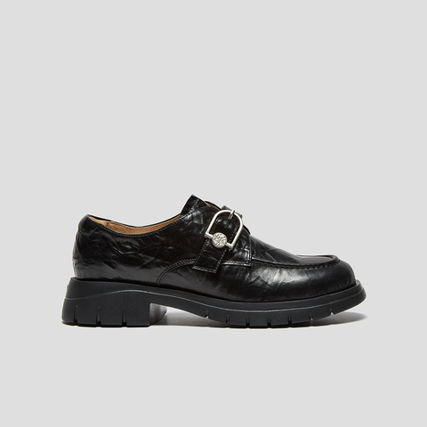 SKAP圣伽步女鞋2024秋季新款乐福复古日常通勤气质套脚女款休闲鞋