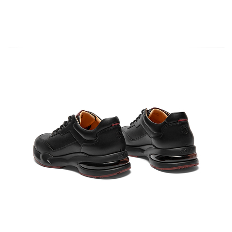 SKAP圣伽步男鞋2024秋季新款厚底气垫舒适系带时尚休闲男款运动鞋