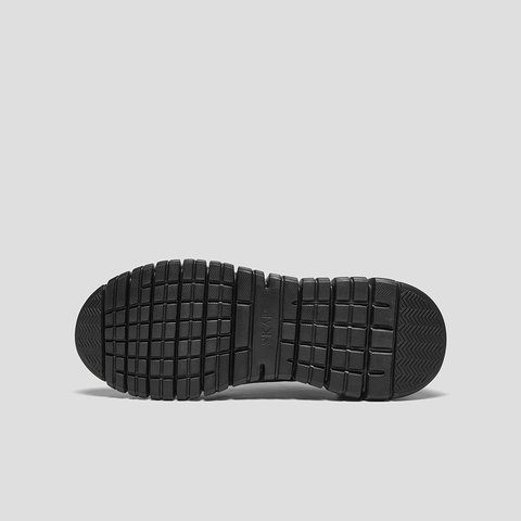 SKAP圣伽步男鞋2025春季新款运动皮质厚底系带男休闲鞋