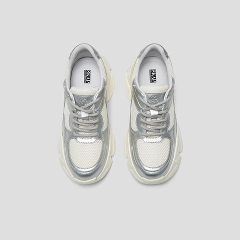 SKAP圣伽步女鞋2025春季新款运动户外厚底增高透气女款老爹鞋