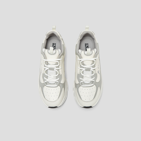 SKAP圣伽步女鞋2025春季新款户外厚底增高舒适拼色女运动鞋