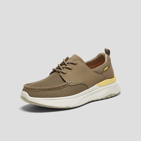 SKAP圣伽步男鞋2025春季新款日常复古厚底透气舒适男休闲鞋