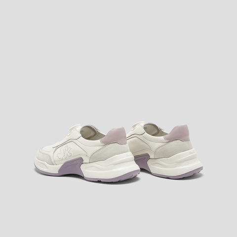 SKAP圣伽步女鞋2025春季新款厚底轻质户外旋扣女款运动鞋