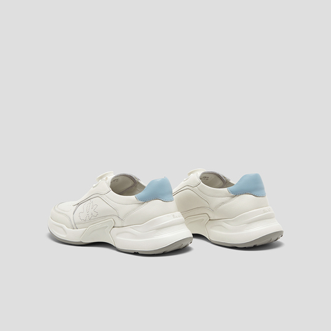 SKAP圣伽步女鞋2025春季新款厚底轻质户外旋扣女款运动鞋