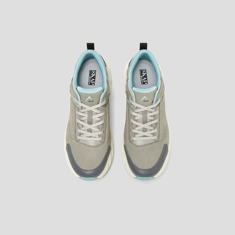 SKAP圣伽步男鞋2025春季新款户外厚底系带轻质男休闲运动鞋