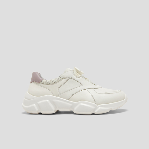 SKAP圣伽步女鞋2025春季新款舒适旋扣便携厚底户外女运动鞋