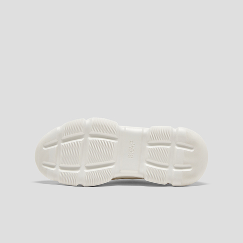 SKAP圣伽步女鞋2025春季新款舒适旋扣便携厚底户外女运动鞋