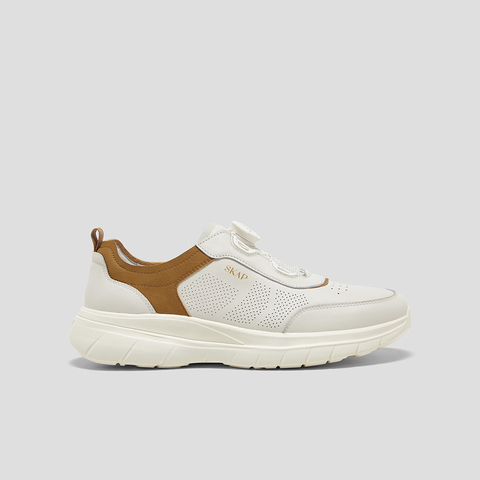 SKAP圣伽步男鞋2025春季新款百搭厚底轻质旋压日常男休闲鞋