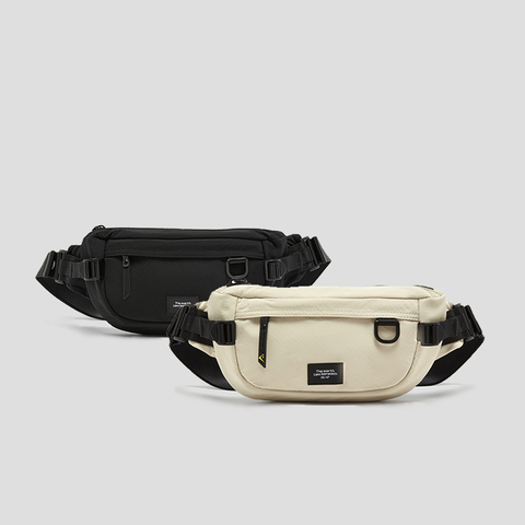 SKAP圣伽步女包2025春季新款腰包单肩拉链多袋休闲女士胸包