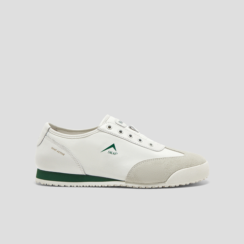 SKAP圣伽步女鞋2025春季新款复古一脚蹬日常拼色女款休闲鞋