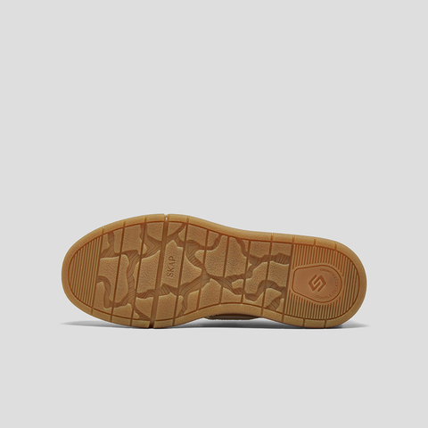 SKAP圣伽步男鞋2025秋季新款德训鞋复古系带厚底舒适男款休闲板鞋