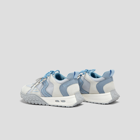 SKAP圣伽步女鞋2025秋季新款阿甘厚底时尚双鞋带舒适女休闲运动鞋