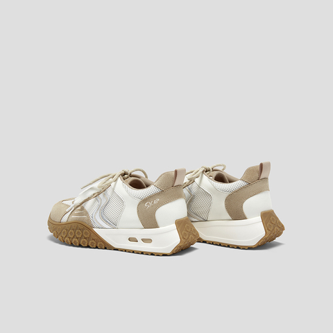 SKAP圣伽步女鞋2025秋季新款阿甘厚底时尚双鞋带舒适女休闲运动鞋