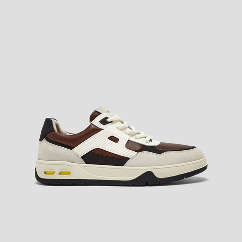 SKAP圣伽步男鞋2025秋季新款板鞋运动厚底系带舒适时尚男款休闲鞋