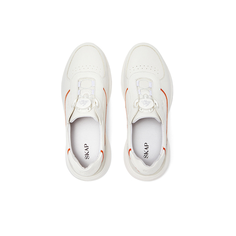 SKAP圣伽步男鞋2025秋季新款日常旋扣轻便简约单鞋男款休闲运动鞋