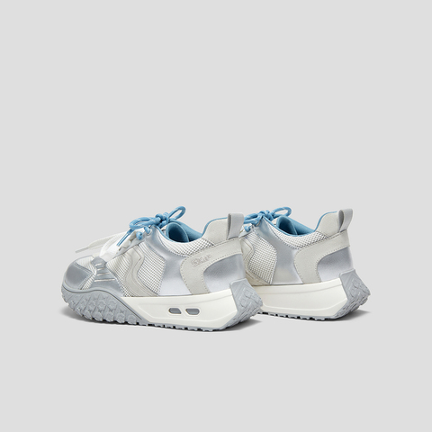 SKAP圣伽步女鞋2025秋季新款阿甘厚底时尚双鞋带舒适女休闲运动鞋