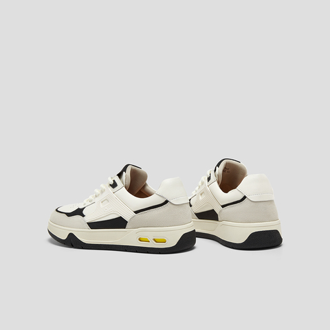 SKAP圣伽步男鞋2025秋季新款板鞋运动厚底系带舒适时尚男款休闲鞋