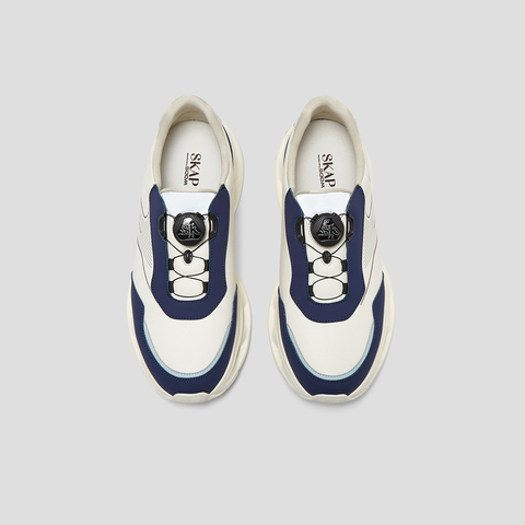 SKAP圣伽步男鞋2025秋季新款户外运动厚底旋转扣拼色舒适男休闲鞋