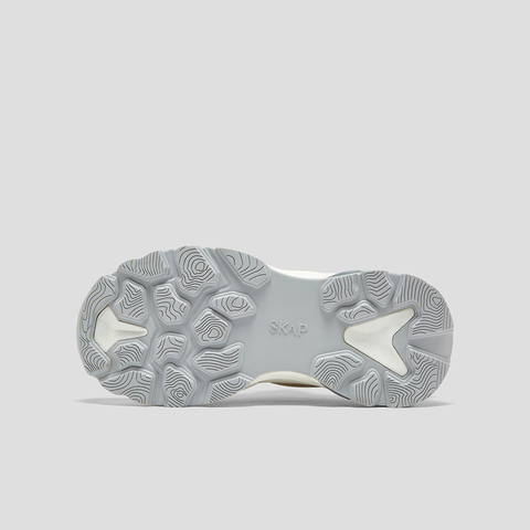 SKAP圣伽步女鞋2025秋季新款旅游老爹厚底系带拼色潮流女款运动鞋