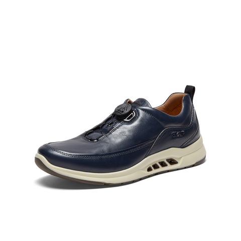 SKAP圣伽步男鞋2025秋季新款运动旋转扣日常轻质透气男款休闲鞋