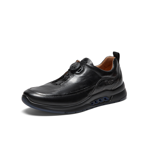 SKAP圣伽步男鞋2025秋季新款运动旋转扣日常轻质透气男款休闲鞋