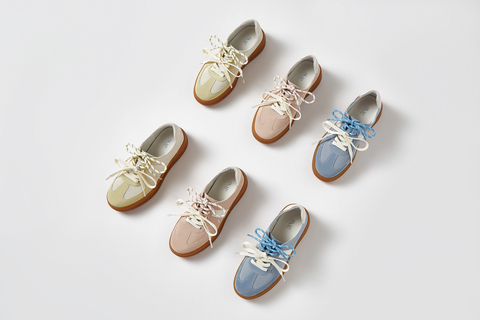 SKAP圣伽步女鞋2025秋季新款德训鞋轻便增高双鞋带复古女士休闲鞋