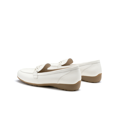 SKAP圣伽步女鞋2025秋季新款舒适气质一脚蹬平马衔扣跟女士乐福鞋