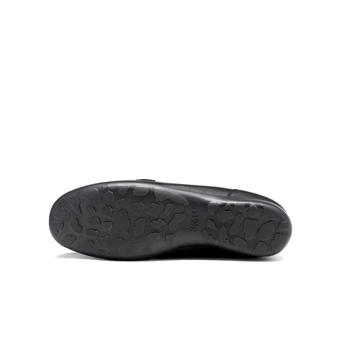 SKAP圣伽步女鞋2025秋季新款舒适气质一脚蹬平马衔扣跟女士乐福鞋