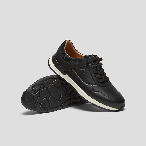 SKAP圣伽步男鞋2025秋季新款运动舒适松紧带潮流透气男士休闲鞋