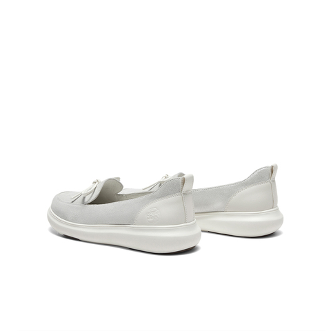 SKAP圣伽步女鞋2025秋季新款蝴蝶结气质舒适轻质一脚蹬女款休闲鞋