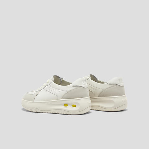 SKAP圣伽步女鞋2025秋季新款休闲鞋增高复古小个子轻便女款德训鞋