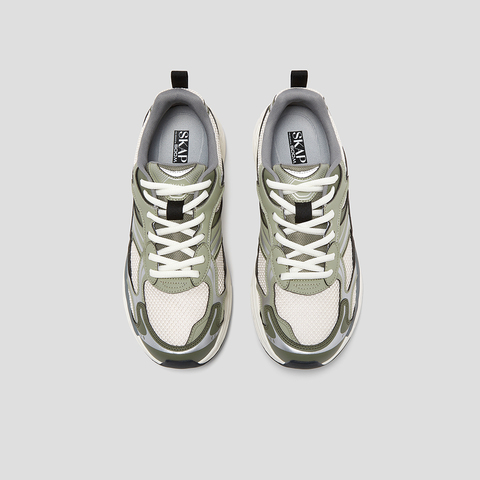 SKAP圣伽步男鞋2025秋季新款休闲网面透气轻便时尚户外男款运动鞋