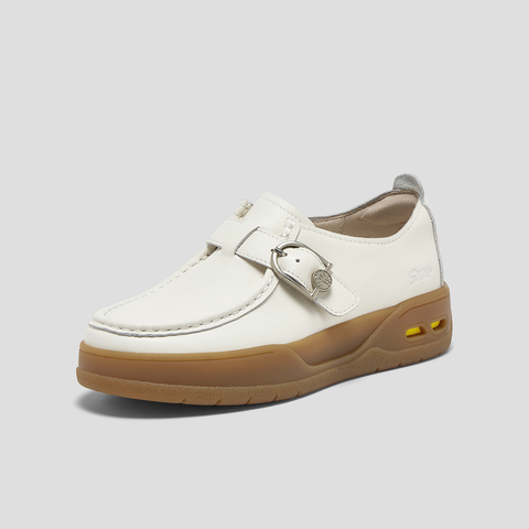 SKAP圣伽步女鞋2025秋季新款袋鼠鞋厚底时尚百搭舒适女款休闲鞋