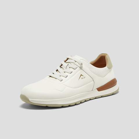 SKAP圣伽步男鞋2025秋季新款运动舒适松紧带潮流透气男士休闲鞋