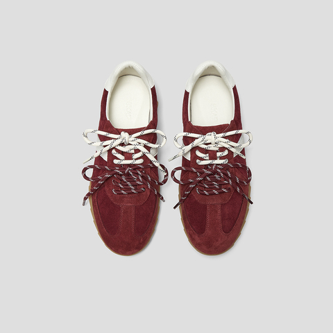 SKAP圣伽步女鞋2025秋季新款德训鞋百搭舒适双鞋带女款运动休闲鞋