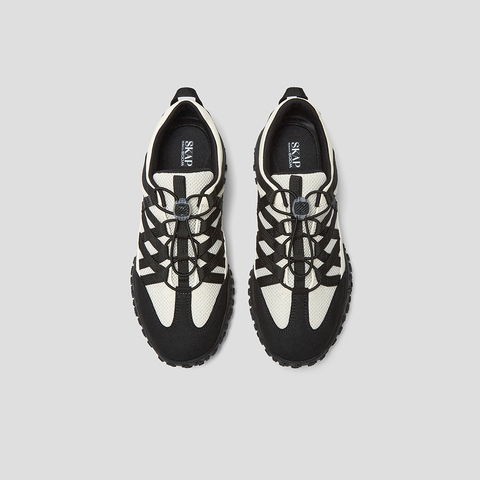 SKAP圣伽步女鞋2025秋季新款休闲拼色运动平底时尚女款芭蕾德训鞋