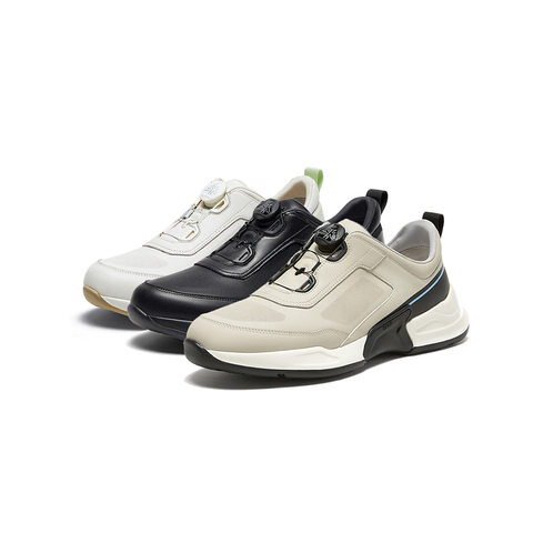 SKAP圣伽步男鞋2025秋季新款时尚厚底旋扣户外舒适运动风休闲男鞋