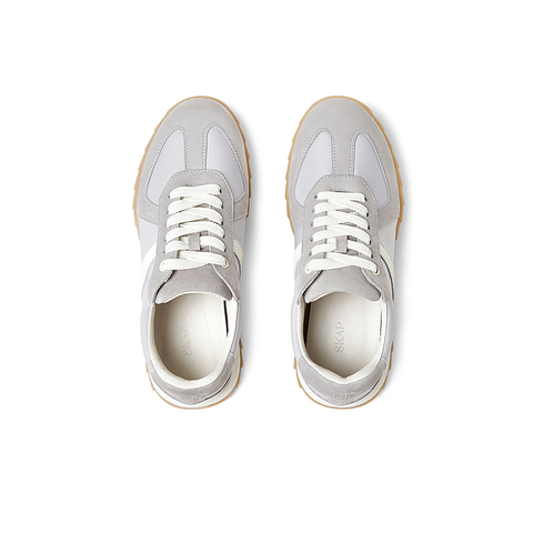 SKAP圣伽步女鞋2025秋季新款德训鞋百搭舒适双鞋带女款运动休闲鞋